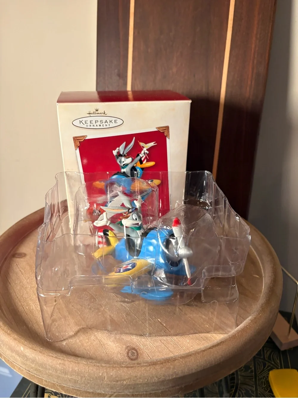Hallmark Keepsake Bugs Bunny 'Bugs the Barnstormer' Ornament - Blue & Yellow